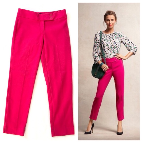 hot pink capri pants